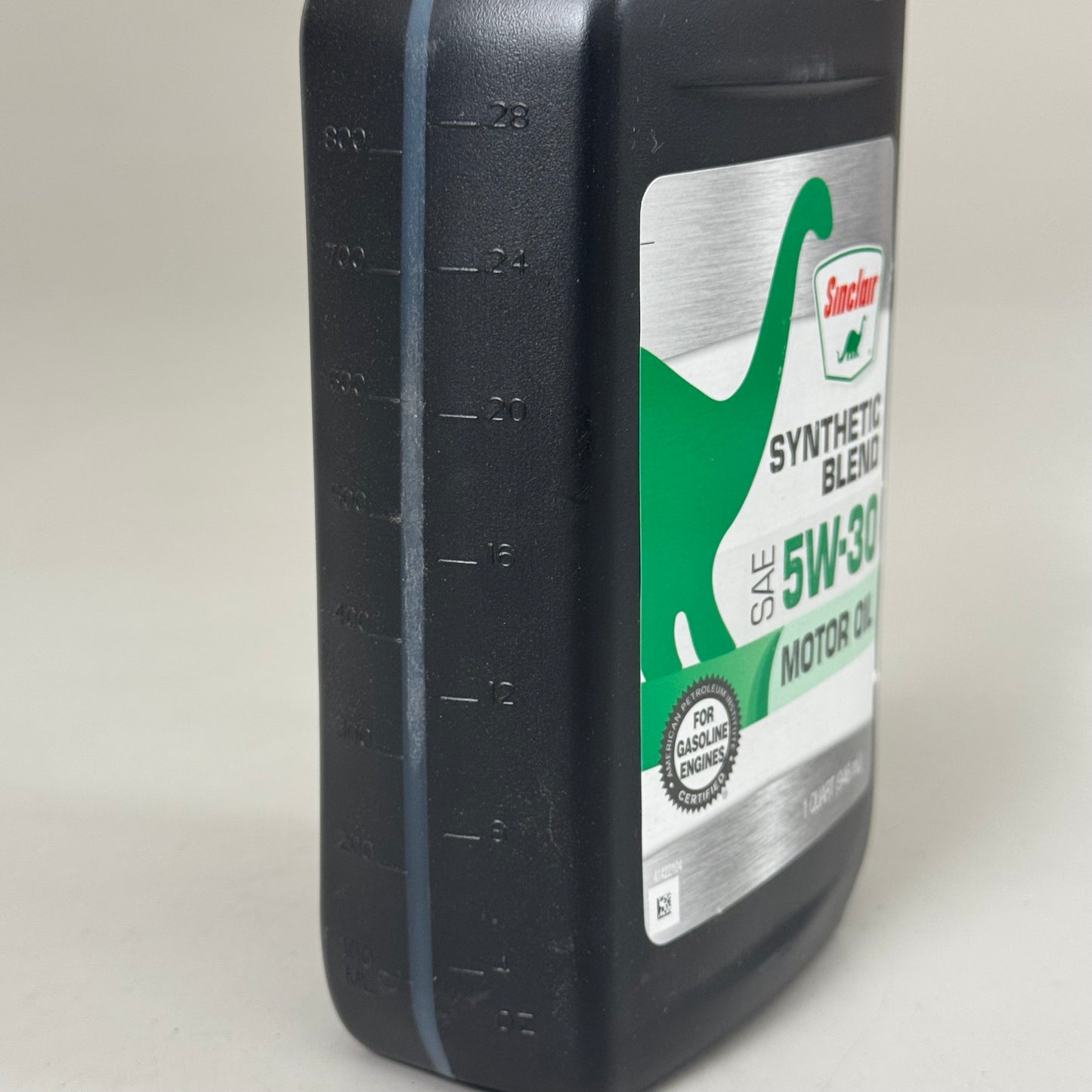 ZA@ SINCLAIR (6 PACK) Synthetic Blend SAE 5W-30 Motor Oil for Gasoline Engines 832-014 As-is