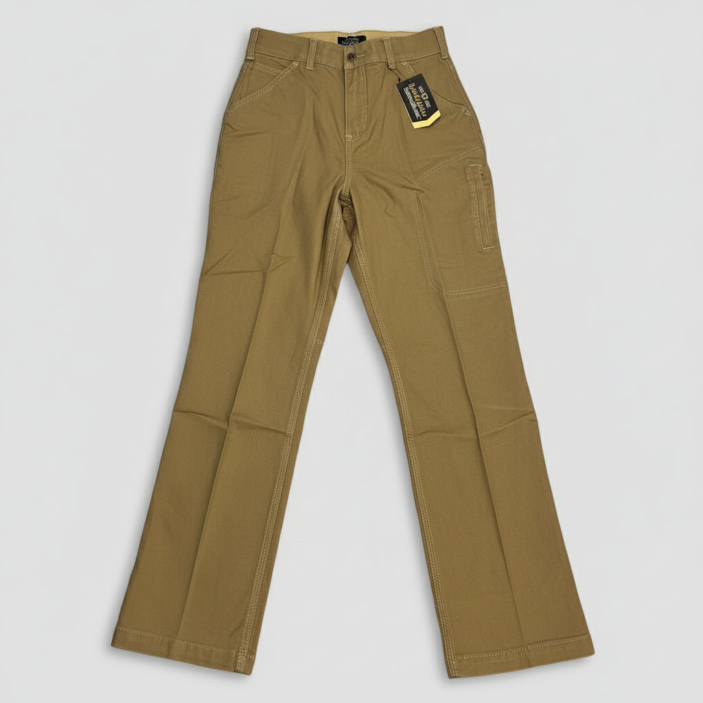 NOBLE OUTFITTERS Tug Free Utility Stretch Canvas Work Pant Women's Sz 12 Coyote