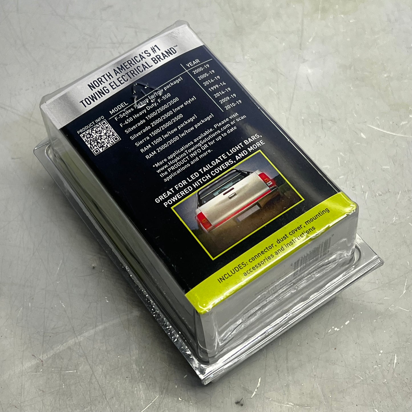 ZA@ HOPKINS OE Connector To 5 Flat Corrosion Resistant Vehicle Wiring Black 11141153 (As-Is)