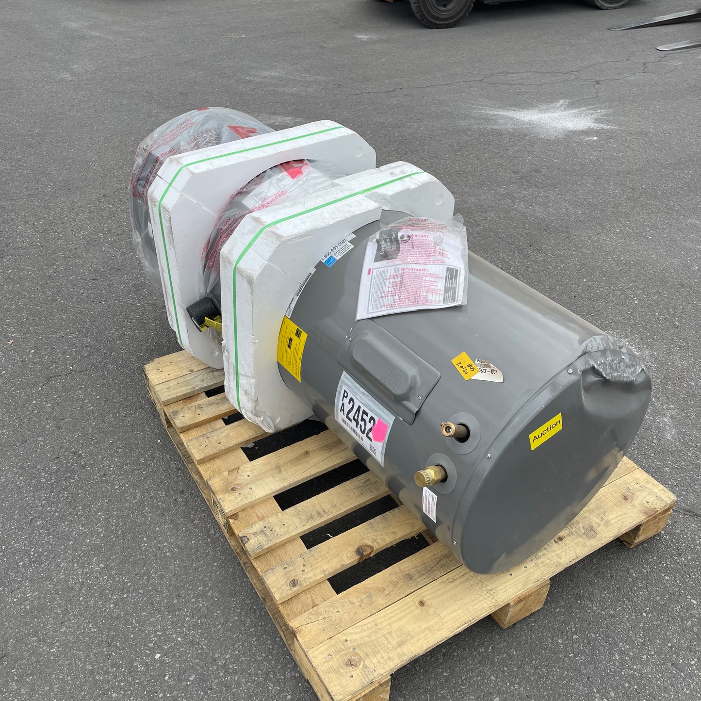 ZA@ RHEEM Hybrid Water Heater 50 gal Grey XE50T10H45U1 (AS-IS)(A)