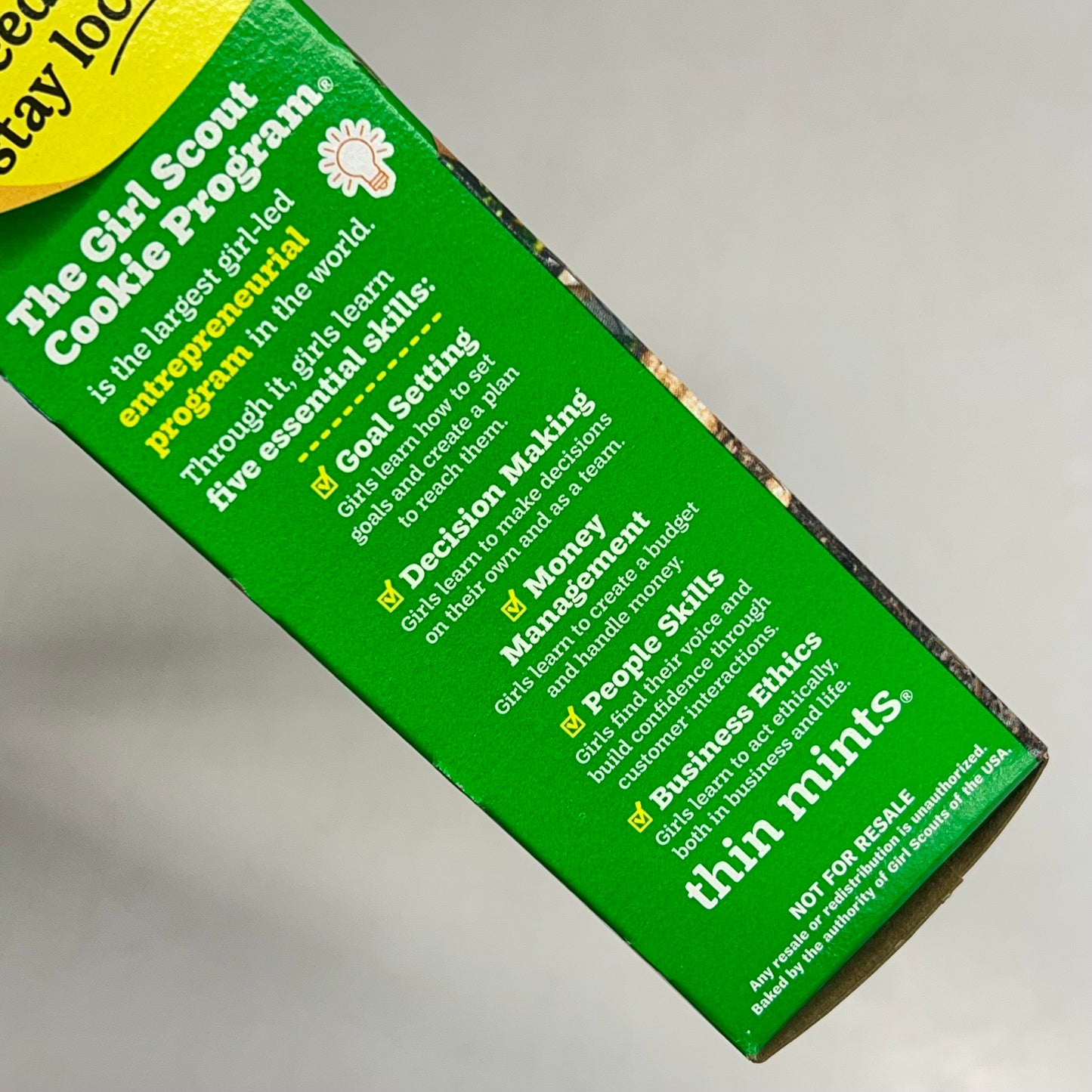 LITTLE BROWNIE BAKERS (2 PACK) Girl Scout Thin Mint Cookies 9 oz BB 09/26