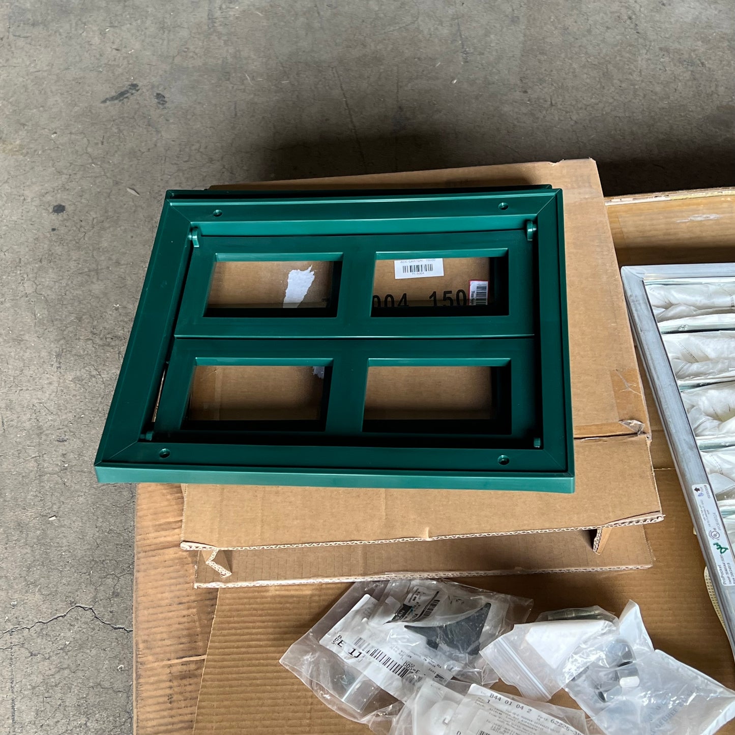 ZA@ Pallet of MIXED Playground Hardware & Wood, Metal Sheets, Playground Windows & More!! (AS-IS)