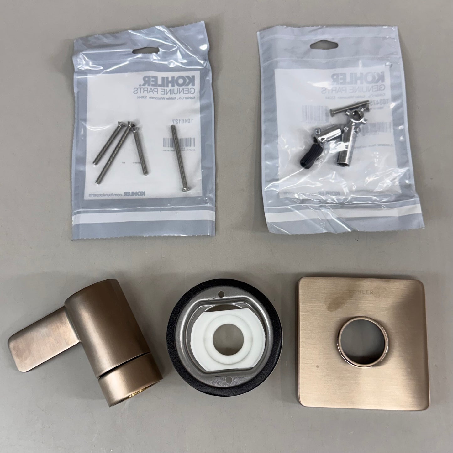 KOHLER Parallel Transfer Valve Trim Vibrant Brushed Bronze T23509-4-BV