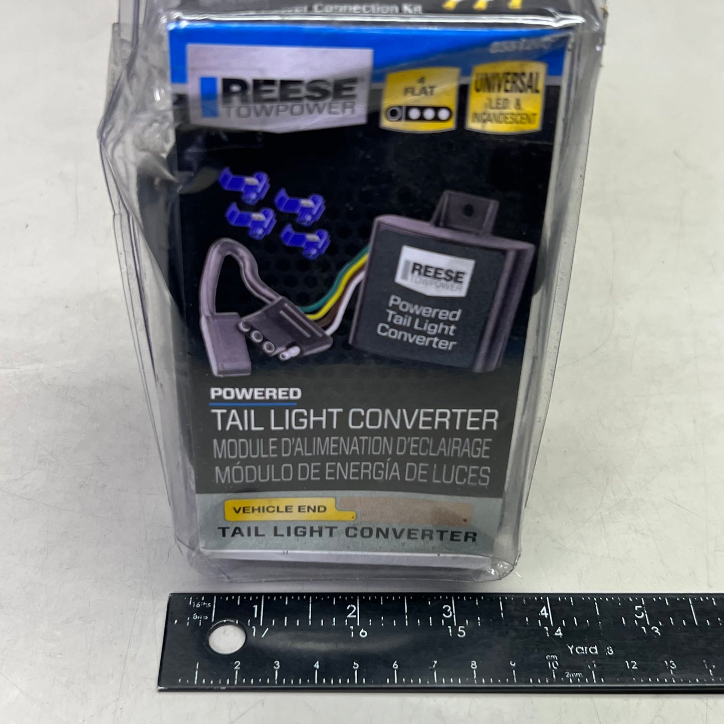 REESE TOWPOWER Powered Tail Light Converter Kit Sz 7" H x 3.5" W 8551200