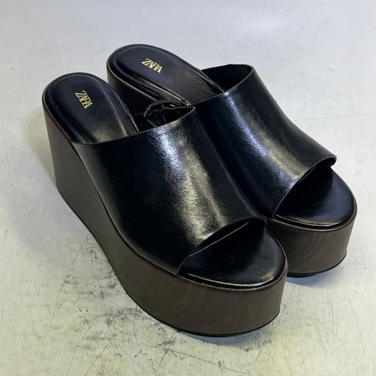 ZA@ ZARA Lot Of Assorted Open Toe Sandal Women's Sz EU 39 / US 8.5 Brown/Black/Tan