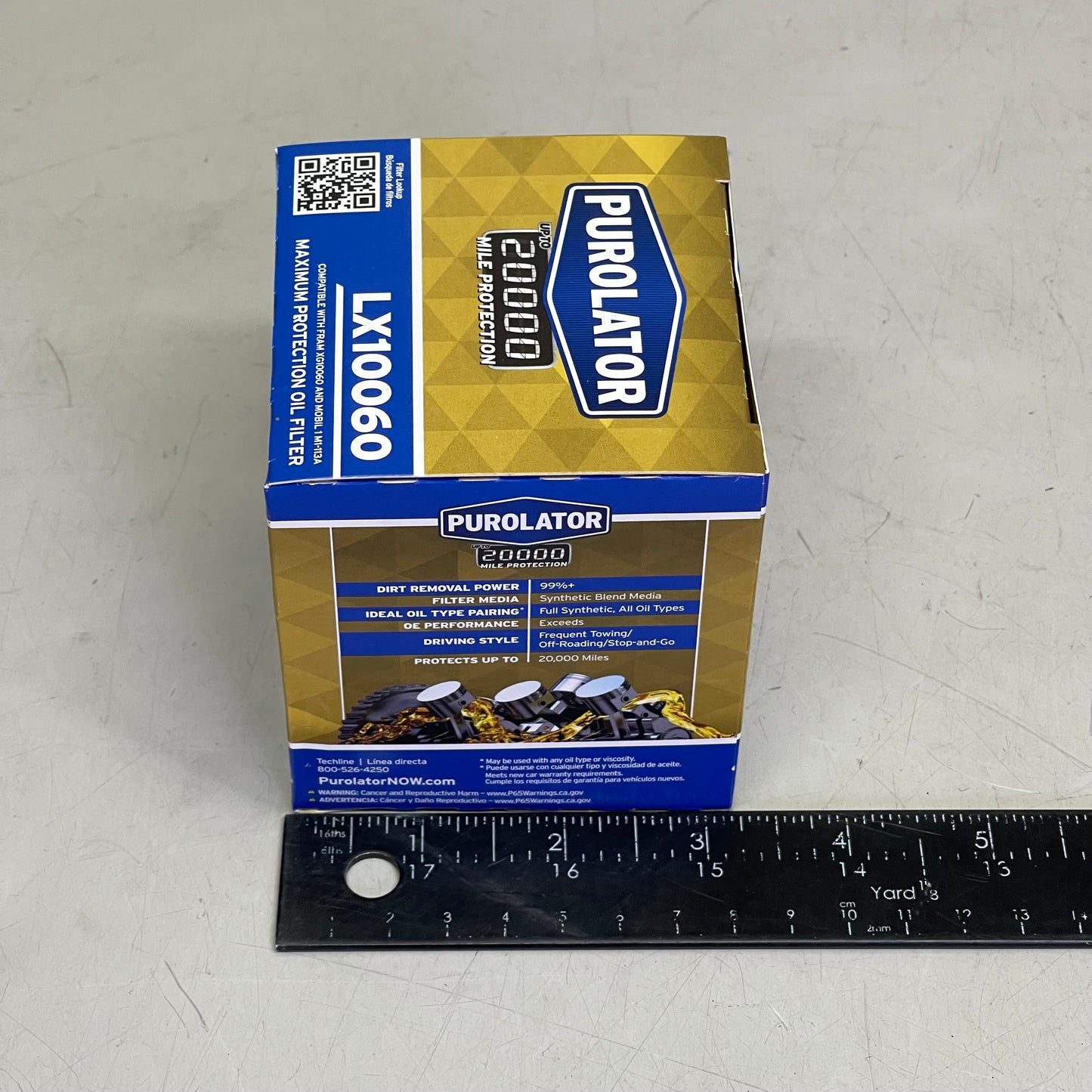 PUROLATOR (6 PACK) Maximum Protection Oil Filter 20000 Miles LX10060