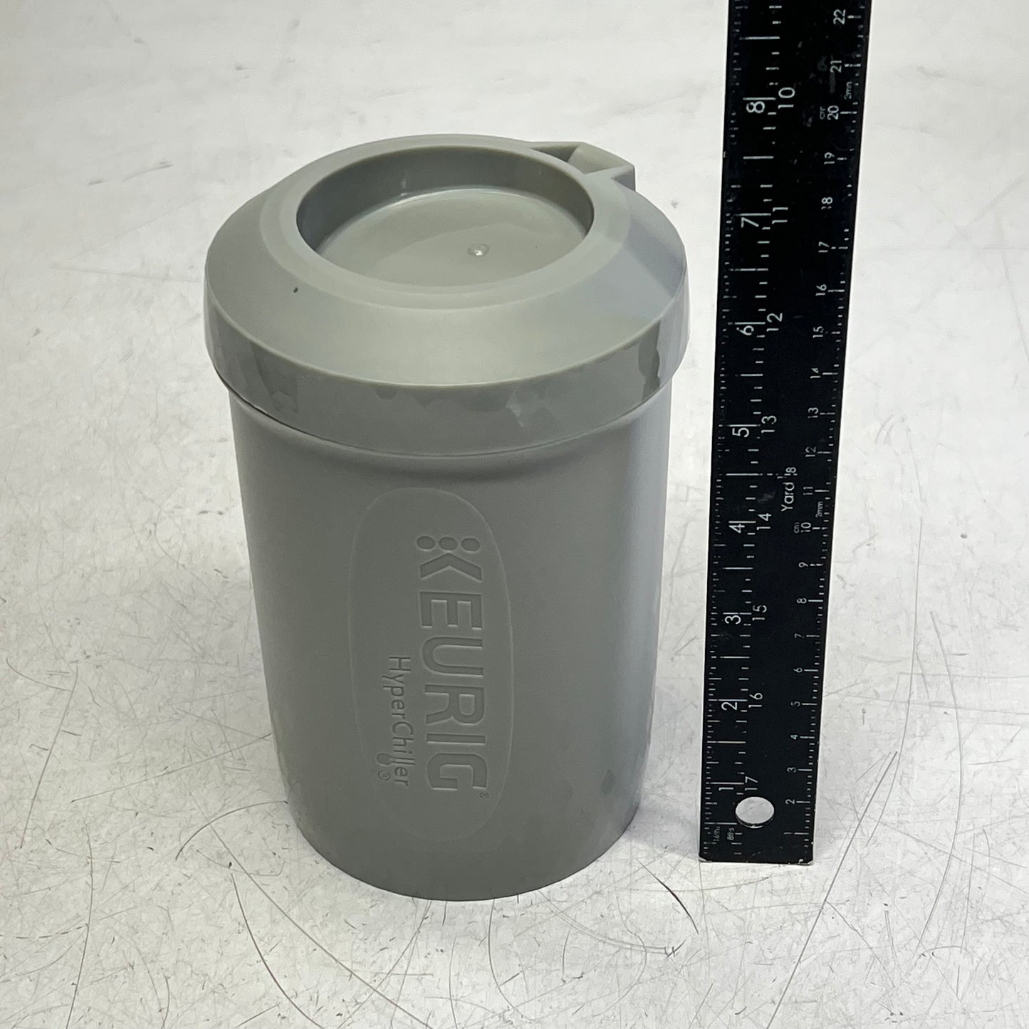 KEURIG Hyper Chiller Beverage Cooler Makes Iced Coffee Instantly 12.5 oz Grey