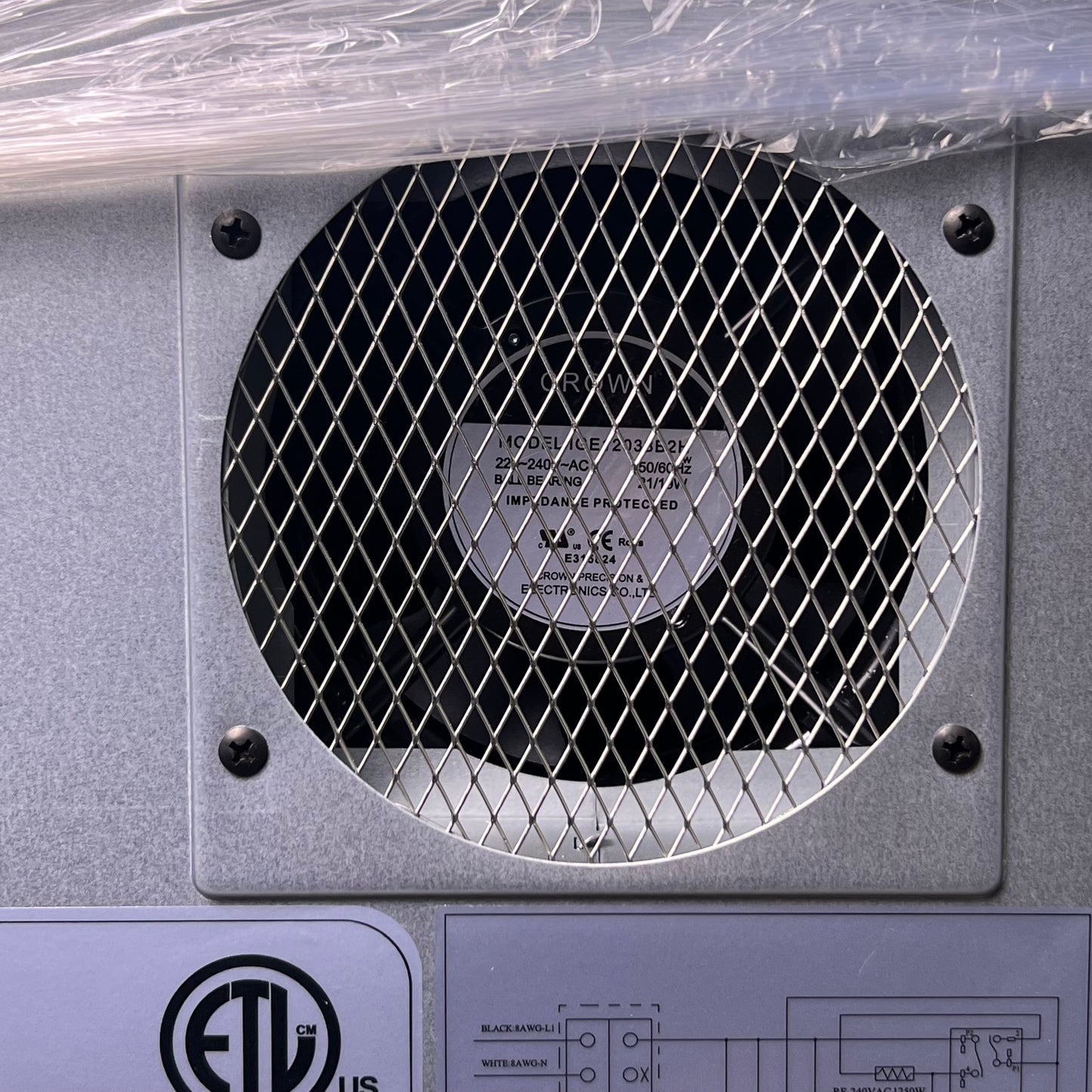 ZA@ PREMIUM LEVELLA  Freestanding Electric Range 240V PRE2027GB Sz 19.5" x 25.2" x 39.3" Black (New)