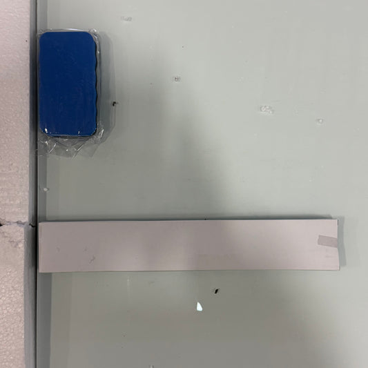 MASTER VISION Tempered River Glass Magnetic Dry-Erase Board 4 ftx3 ft GL080107