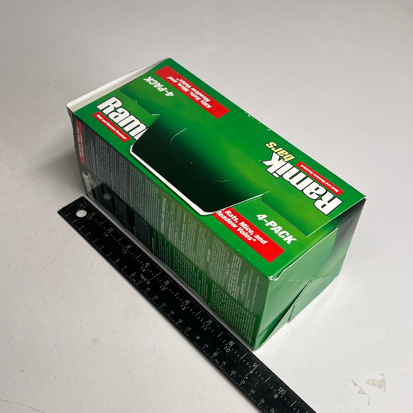 ZA@ NEOGEN All Weather Ramik Bars Fish Flavored for Rats  4lbs  Light Brown 116334