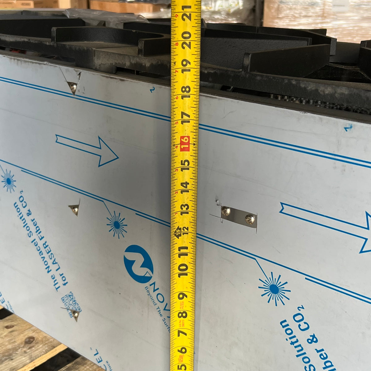 IMPERIAL Commercial Natural Gas Stock Pot Range 2 Burners 36.000 BTU - ISPA-18-2 (New Other, Missing 2 Knobs)