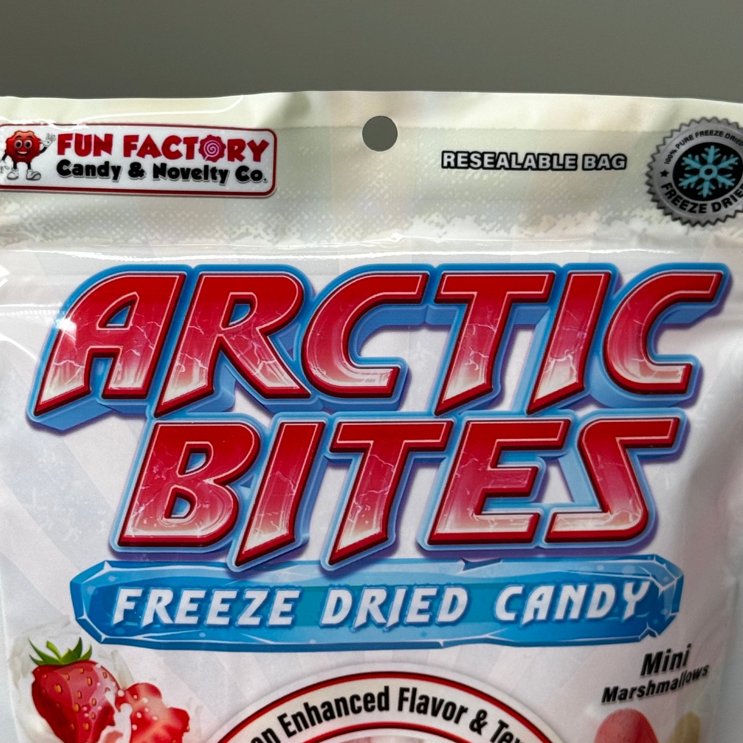 FUN FACTORY (3 PACK) Freeze Dried Candys Strawberries & Cream 1.2oz BB 05/26