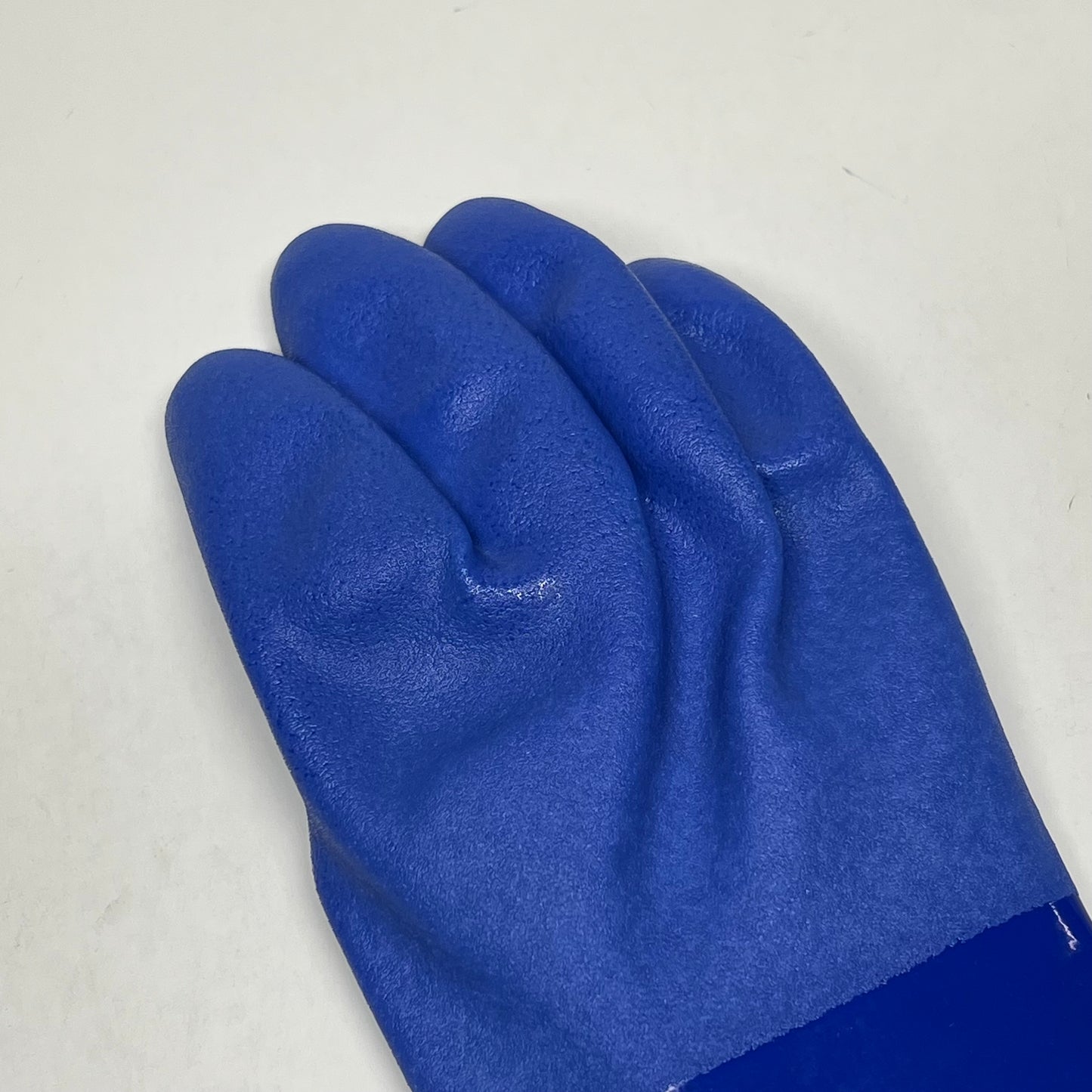 SHOWA Atlas 660 Rough Finish Triple Dipped Pvc Coating Gloves Unisex Sz L Blue