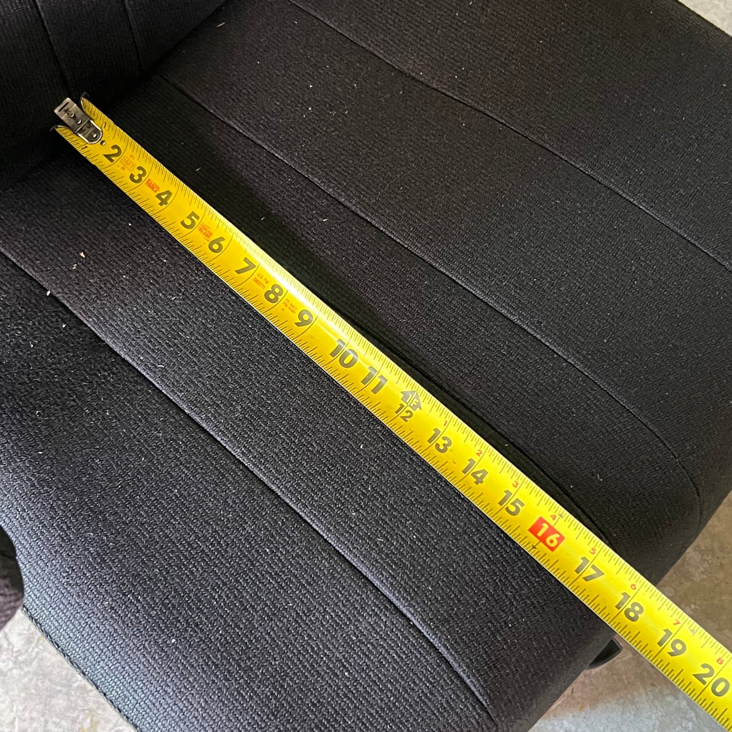 NATIONAL SEATING Captain Seat High Back Black Mordura 50764.365 (Distressed Box)