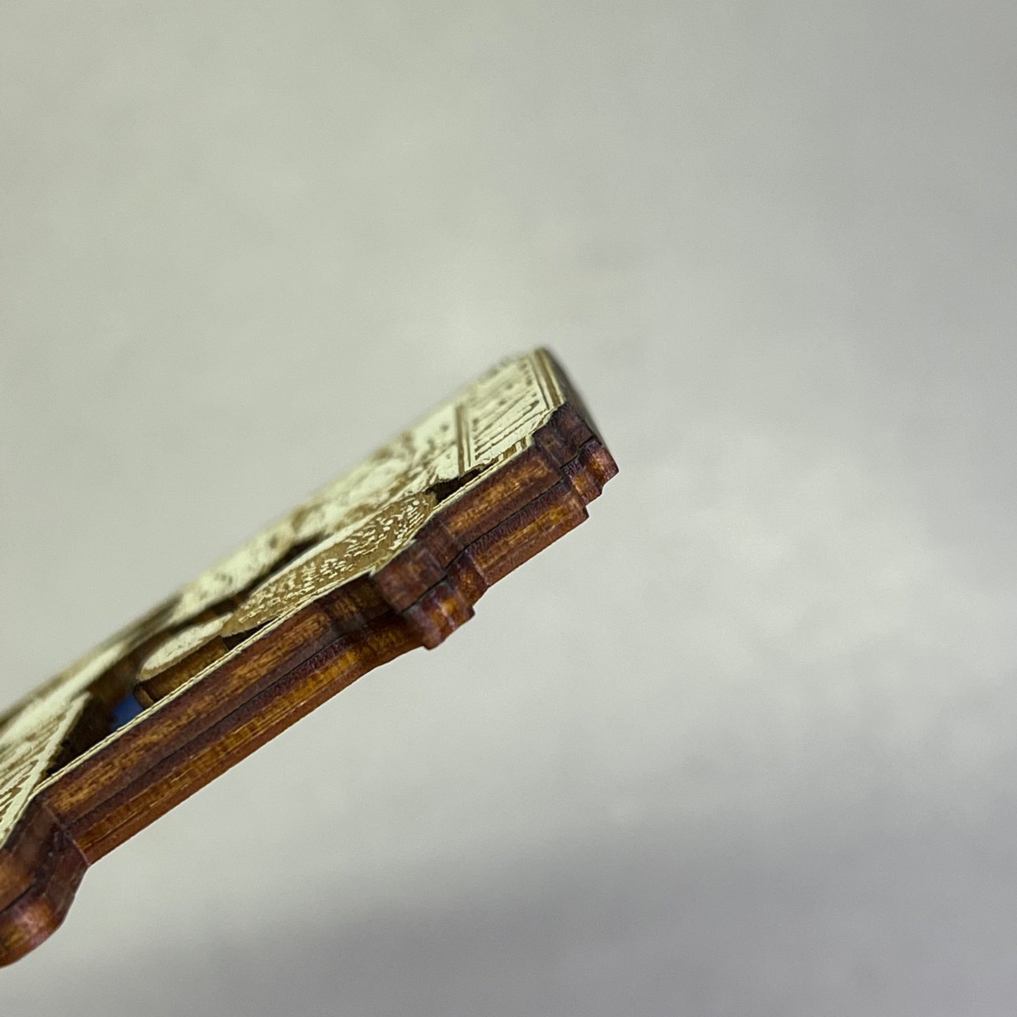 (2 PACK) Puffin Birds Laser Cut Wood Magnet Souvenir JUNEAU, AK Made In USA