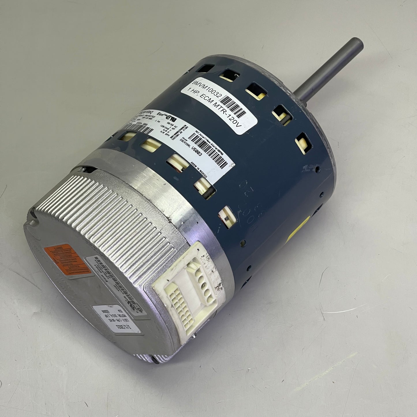 GENTEQ Drive Blower Motor 120/240V 60HZ 1PH 1HP Dark Blue & Silver 5SEA39RL V5003