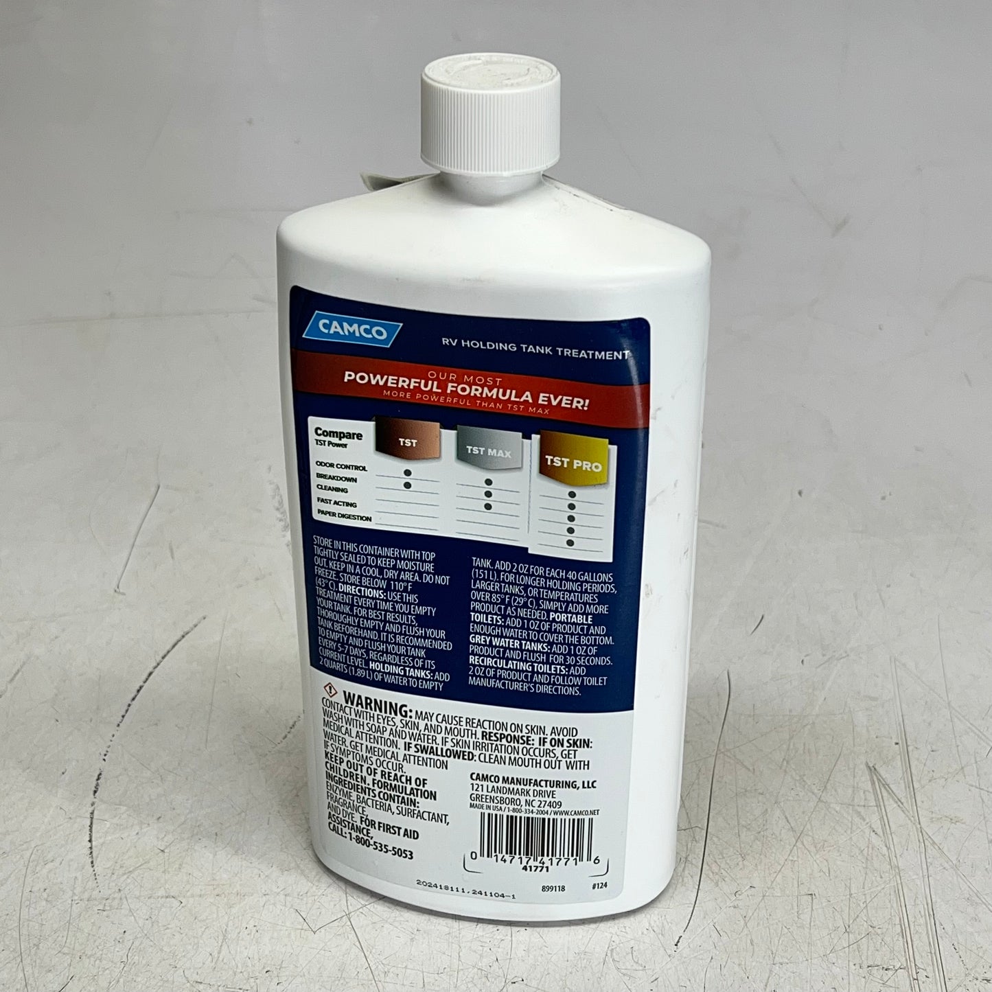ZA@ CAMCO (2 PACK) Tst Pro Most Powerful Formula Ever Breakthrough Enzyme Formula  32 fl oz 899117