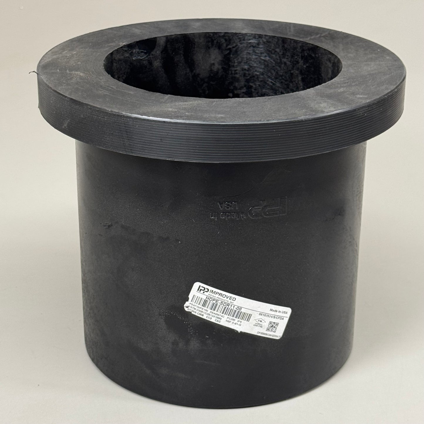 PP IMPROVED Butt Fusion Polyethylene Flange Adaptors PE4710/PE100 HDPE-SDR11-08