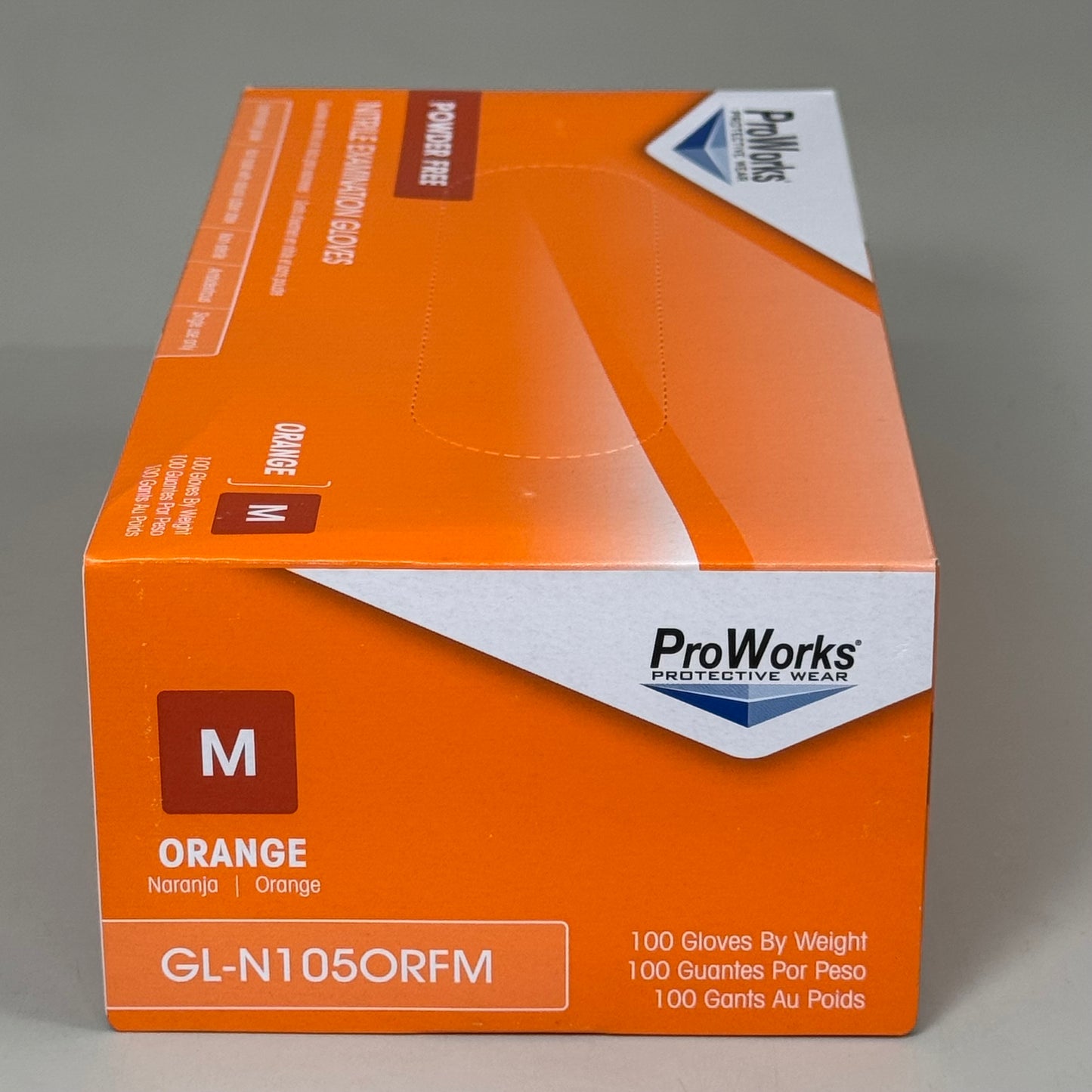 PROWORKS (2 PACK, 200 GLOVES TOTAL) Nitrile Examination Gloves Non-Sterile SZ M