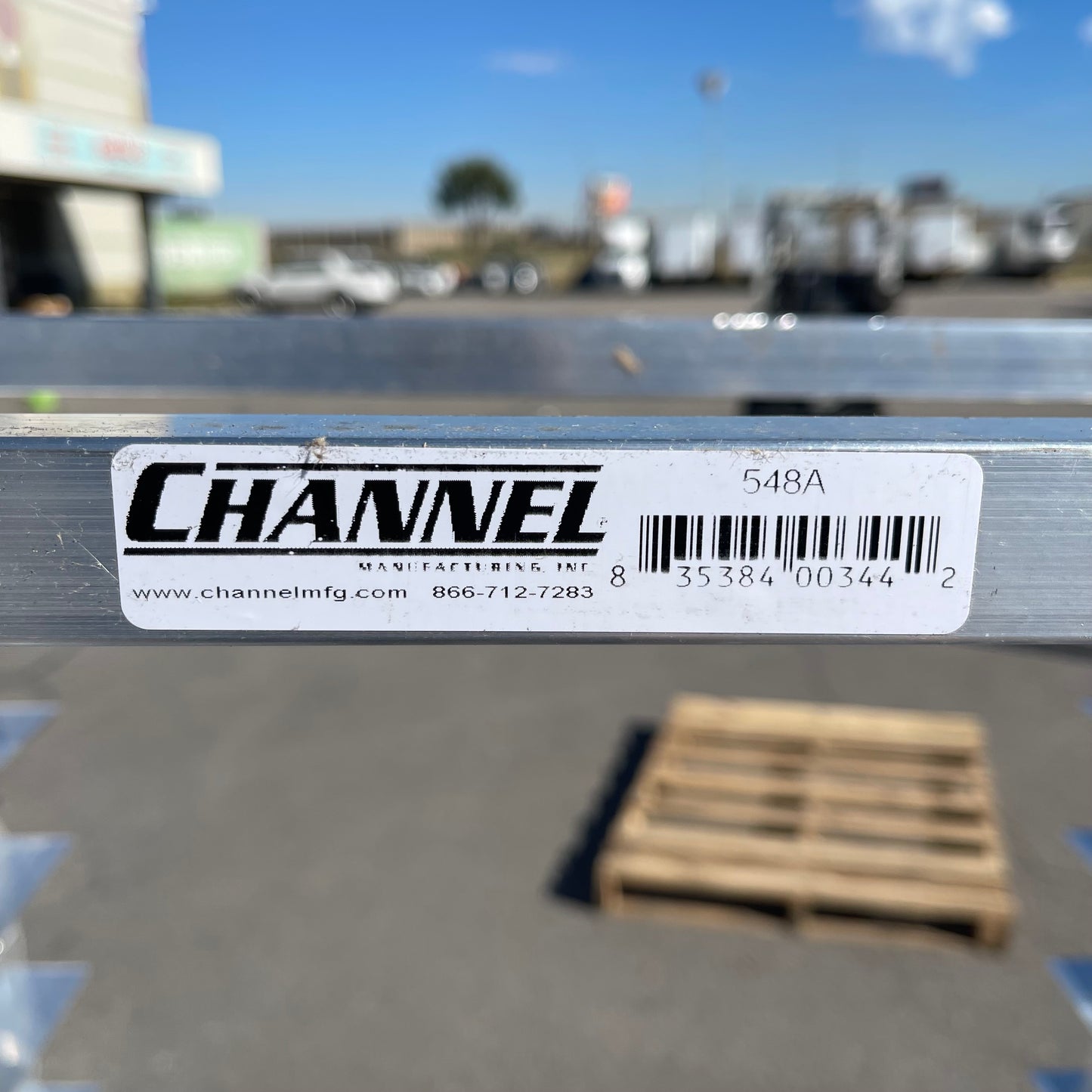 CHANNEL Donut Screen Rack 23"x24"x63" Aluminum 548A (A)