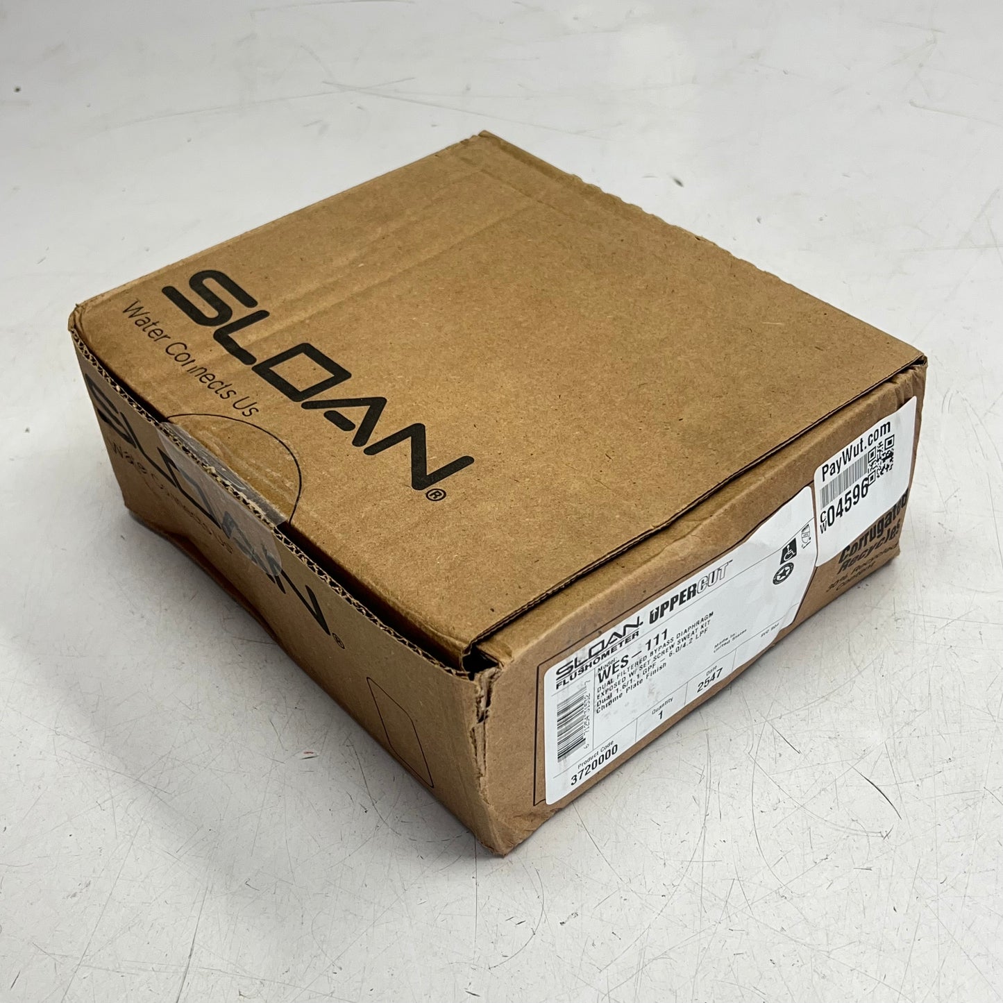 SLOAN Toilet Uppercut Manual Dual-flush Flushometer 1.6/1.1 GPF Chrome WES-111