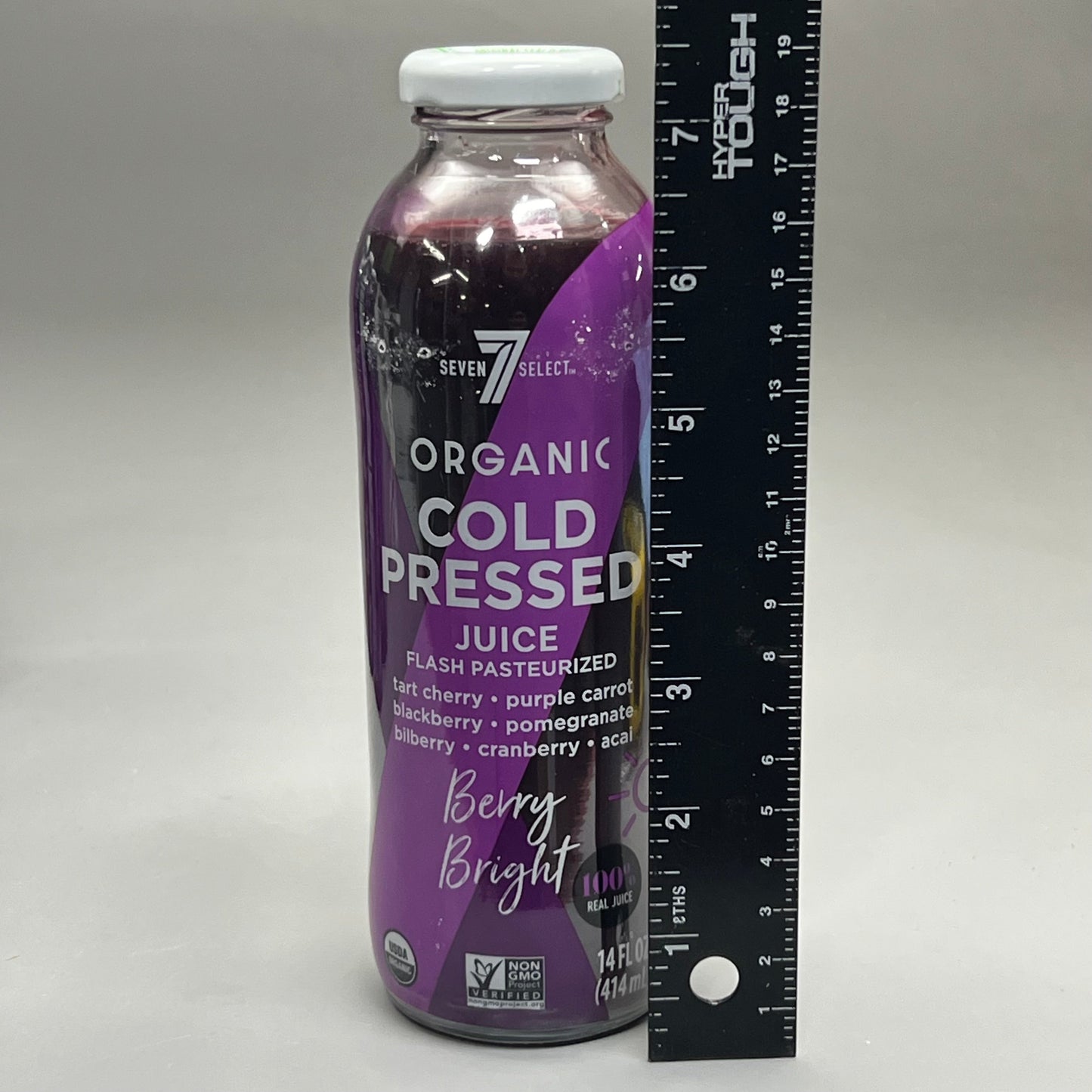 ZA@ COLD ORGANIC PRESSED JUICE Berry Bright 14 Fl oz / 20 Pk BB 10/6/25