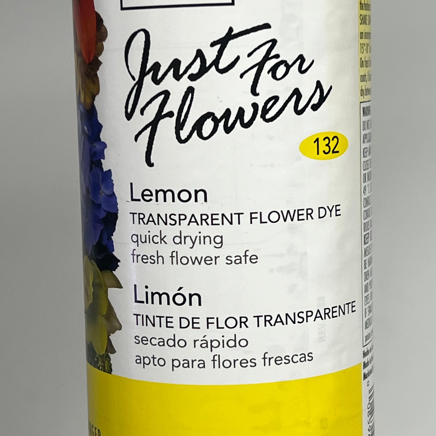 DESIGN MASTER (2 PACK) Just for Flowers Transparent Flower Dye 11oz Lemon 132
