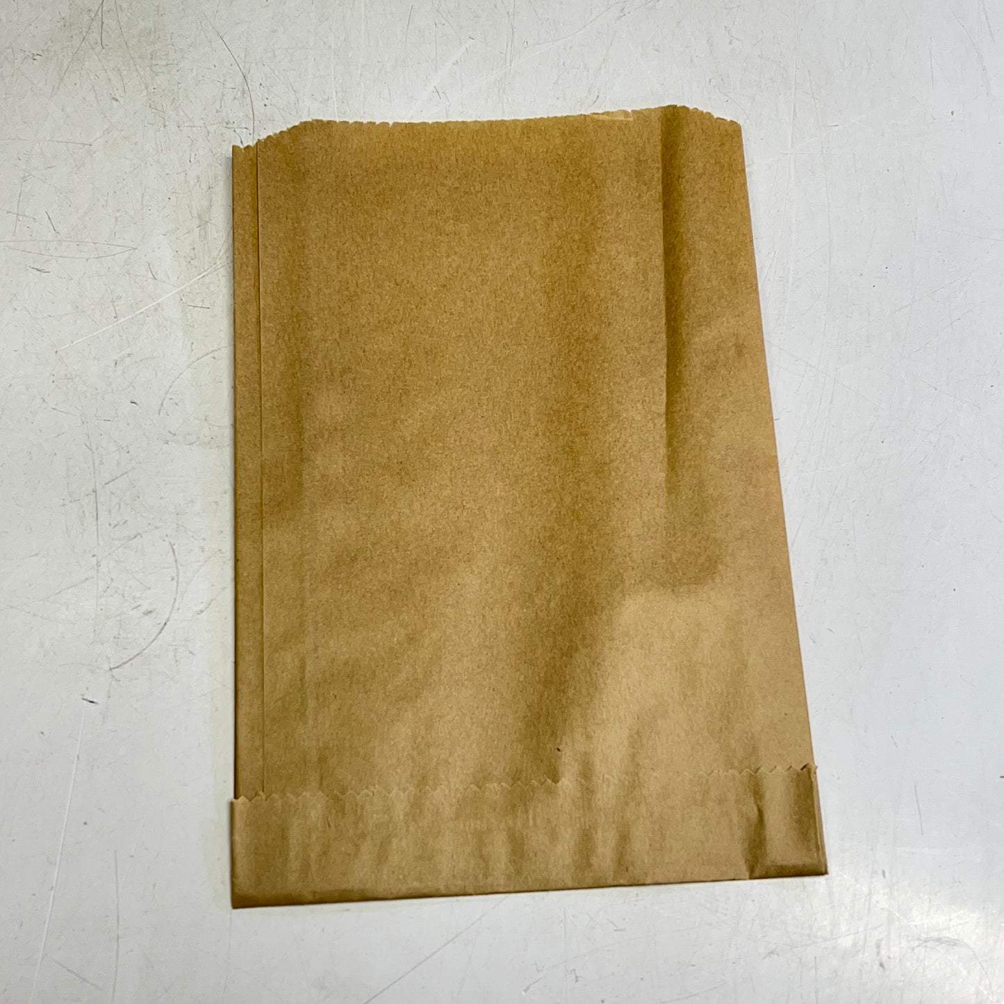 ZA@ COSTCO WHOLESALE FOOD COURT (1,100 PACK) Paper Food/snack Bags 10"x7" Brown (|Damaged Box)