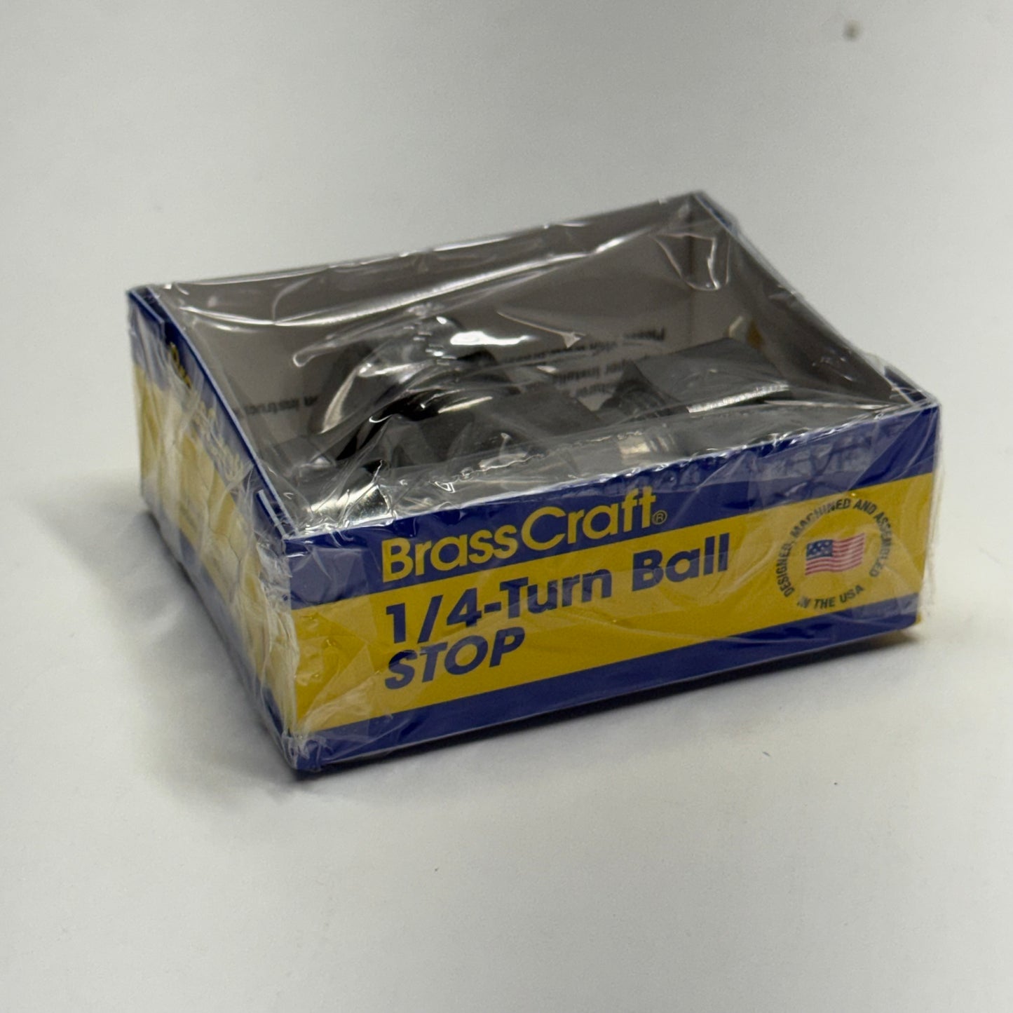 BRASSCRAFT (5 PACK) 1/4 Turn Ball Angle Stop Valve 1/2" Nom Compression x 7/16" & 1/2" Slip Joint, Chrome KT3341XC