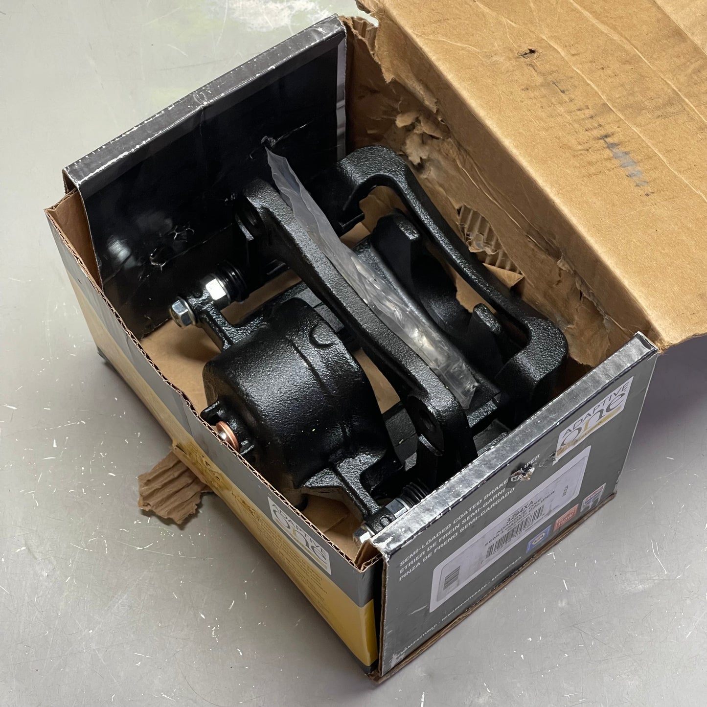 NAPA ADAPTIVE ONE Semi-Loaded Caliper, Single Piston Floating Black 3294XA