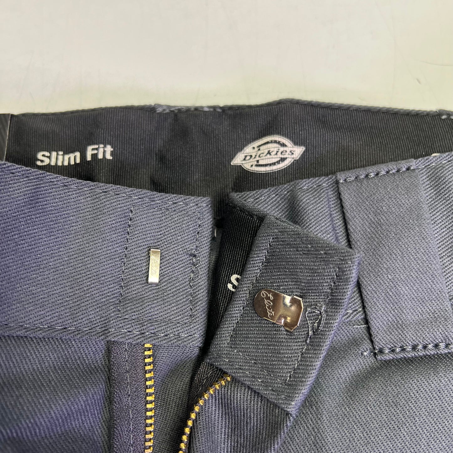 DICKIES Durable Flex Fabric Slim Fit Work Pants Men's Sz 32x32 Charcoal 873FCH