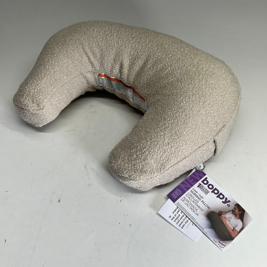 BOPPY Nursing Pillow Luxe Cushion Hypoallergenic Fiber Fill  21"x15"x6" Oatmeal
