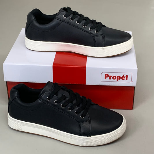 PROPET Koda Classic Leather Sneakers XX(5E) Men's SZ 9 Black MCA202LBLKE-09