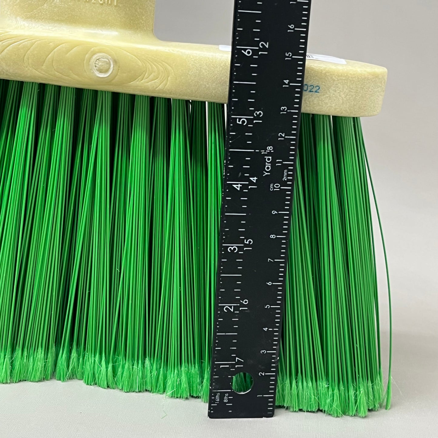 ABCO CLEANING (12 PACK) Polypropylene Bristles Angled Broom 9" Wx5" Green T04112