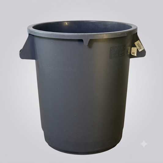 SPARTA CARLISLE 10 Gal. Commercial Trash Can Heavy Duty - Grey Sz 15"D x 18"H 841010