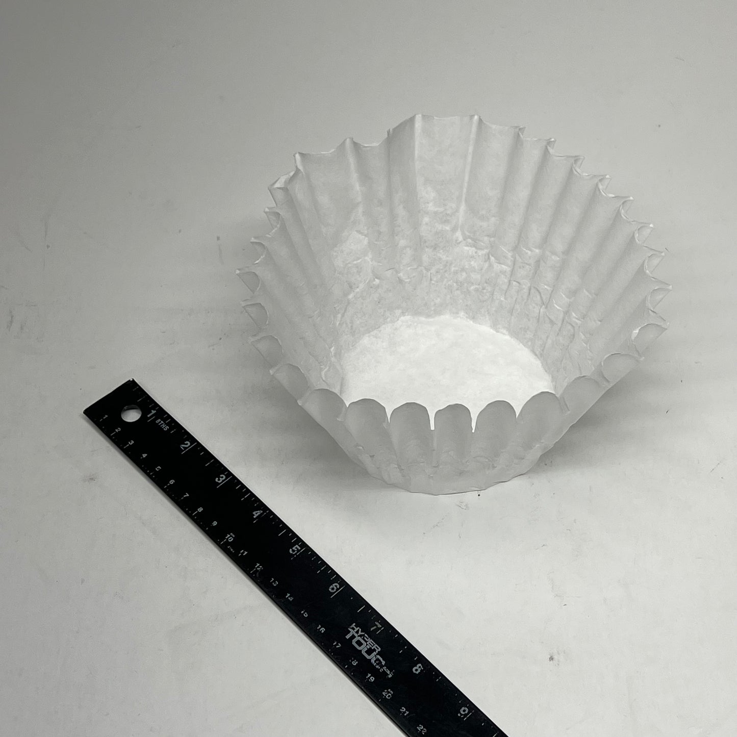 ZA@ BREW RITE (500 PACK) Coffee Filters  12.75" X 4.32" White 011012306 (As-Is)