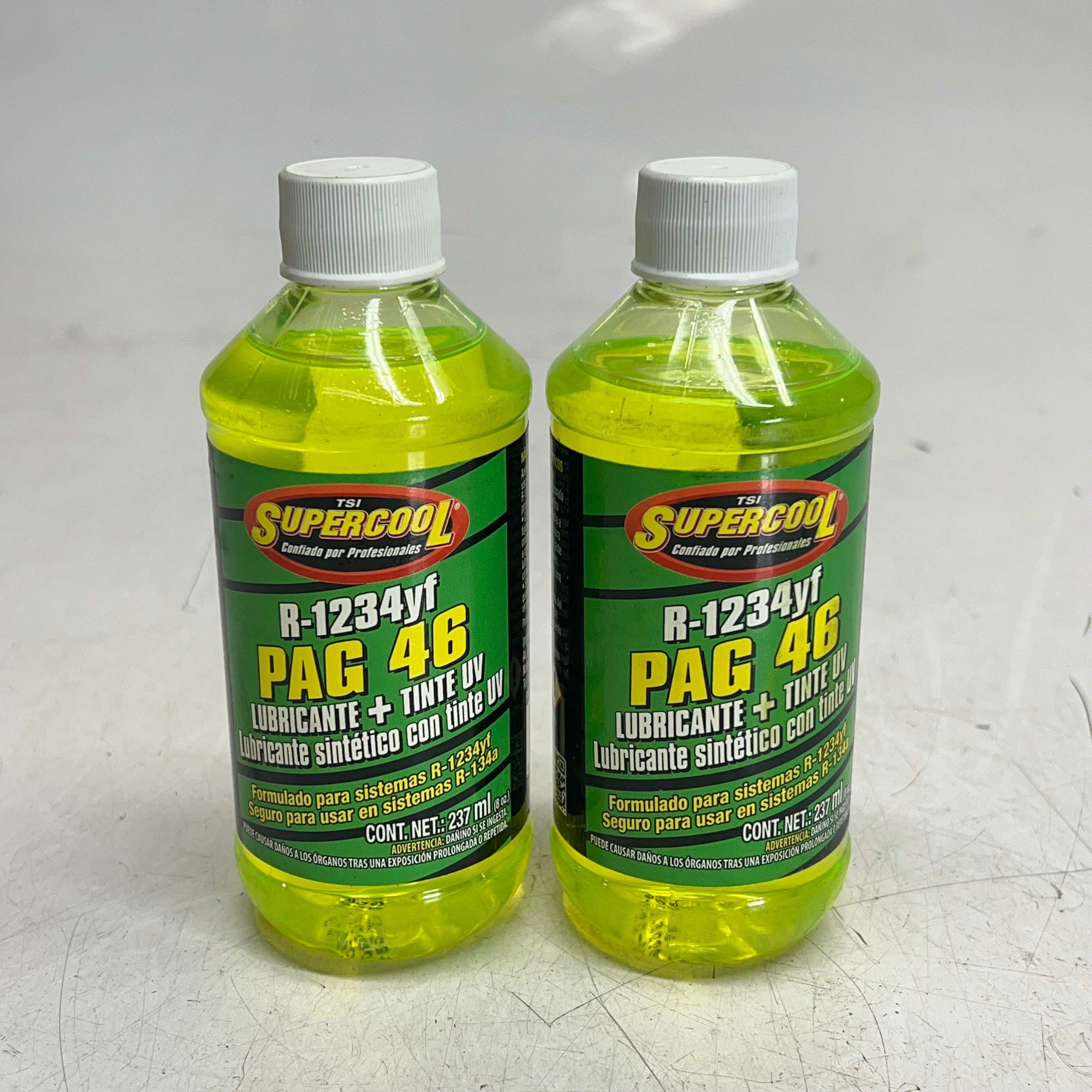 TSI SUPERCOOL (2 PACK) 1234yf Pag 46 Viscosity W/ Uv Dye 8oz