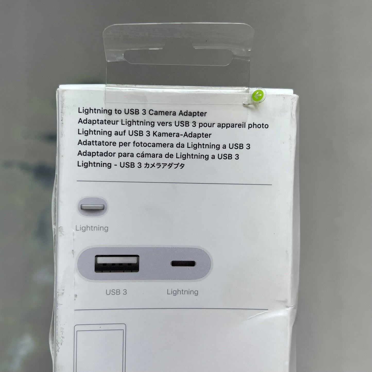 APPLE Lightning To USB 3 Camera Adapter White MK0W2AM/A (Return)