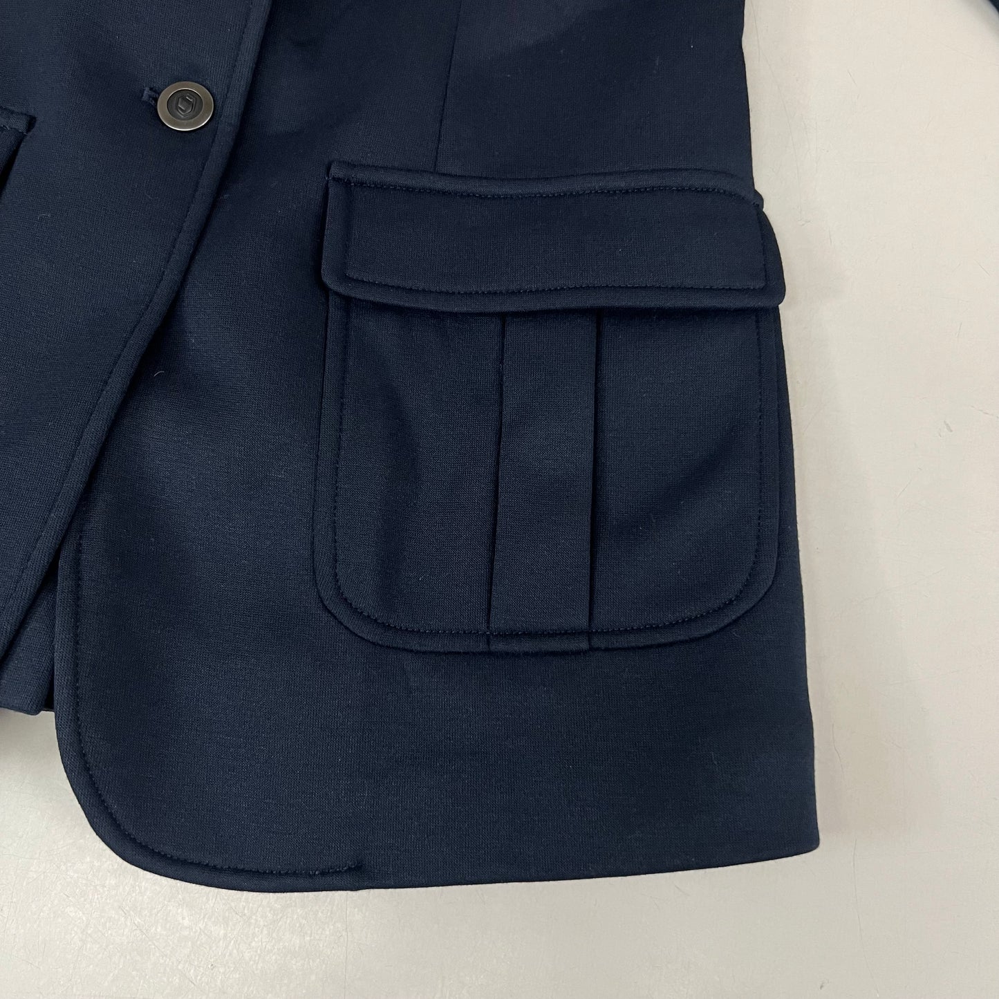 SAMSHIELD Maxime Equestrian Fleece Winter Jacket Women's Sz S Navy Blue