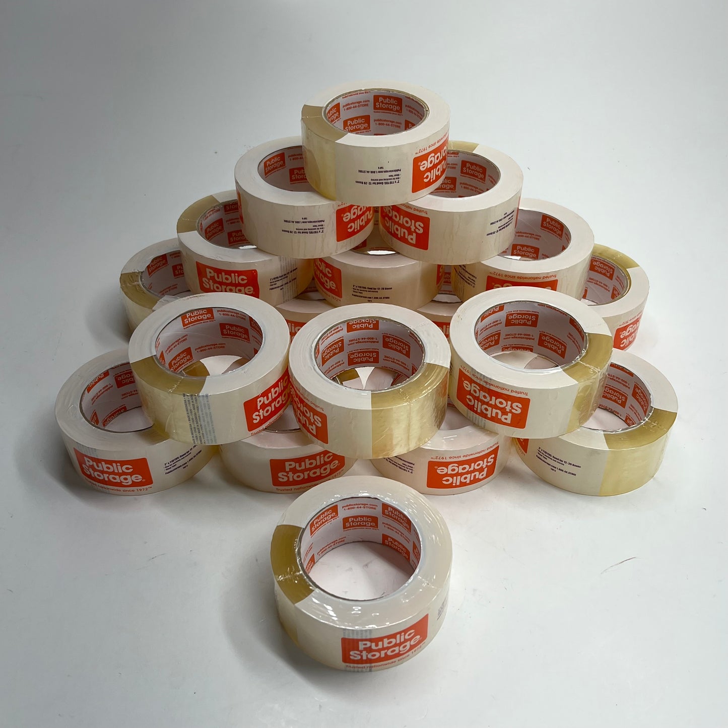 PUBLIC STROAGE (18 PACK) Premium Carton Packing Tape 2"x110yds Clear 328