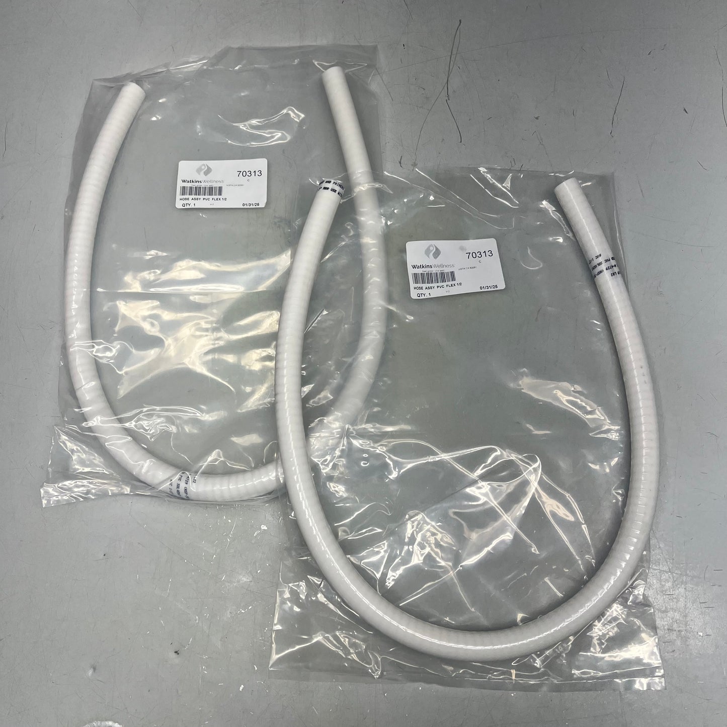 WATKINS WELLNESS (2 PACK) Hose Assy Flex PVC 3' x 1/2" Thick White 70313