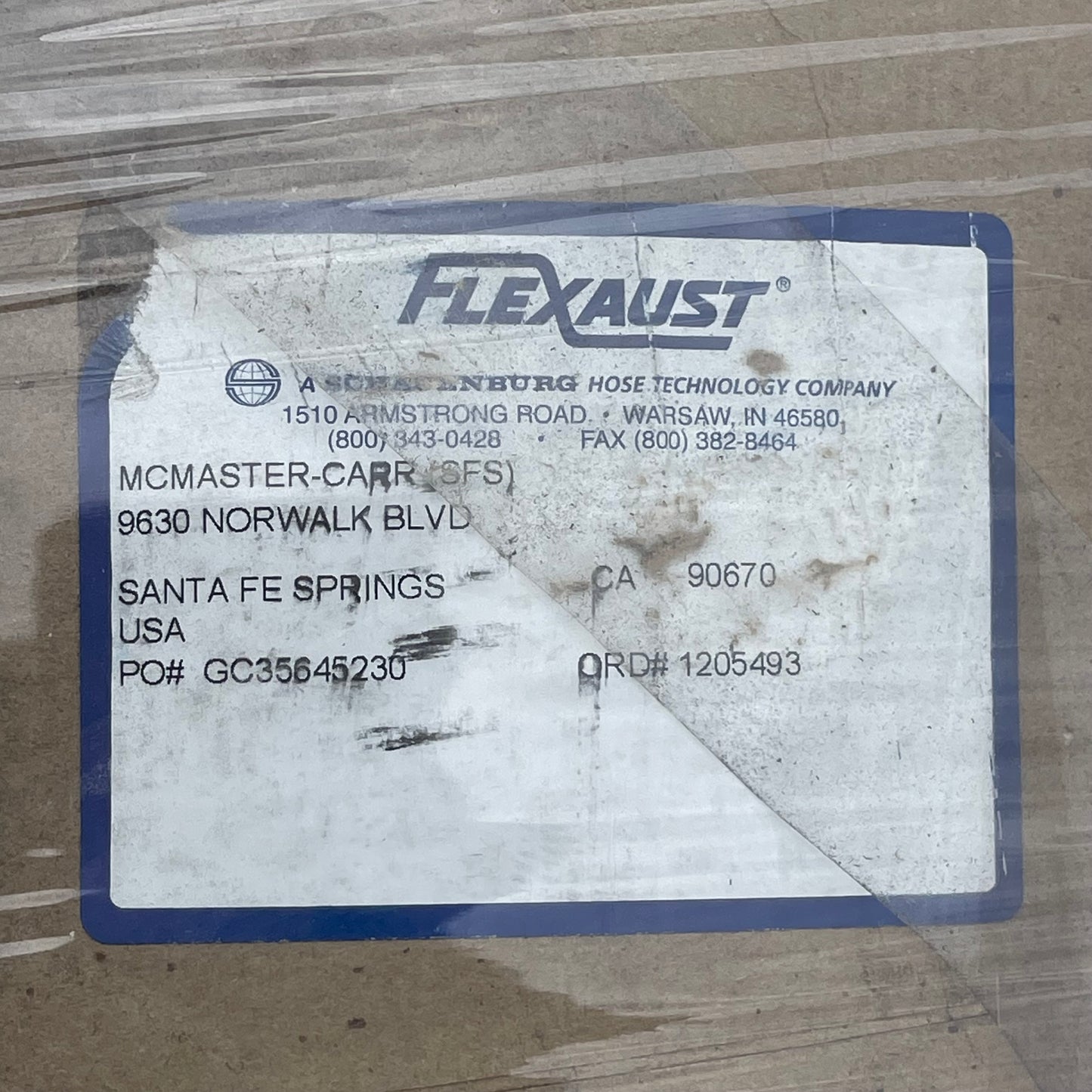 ZA@ Pallet of FLEXAUST (3-Pack) Bendway Industrial Hose 10 ft 4951000010A (AS-IS)