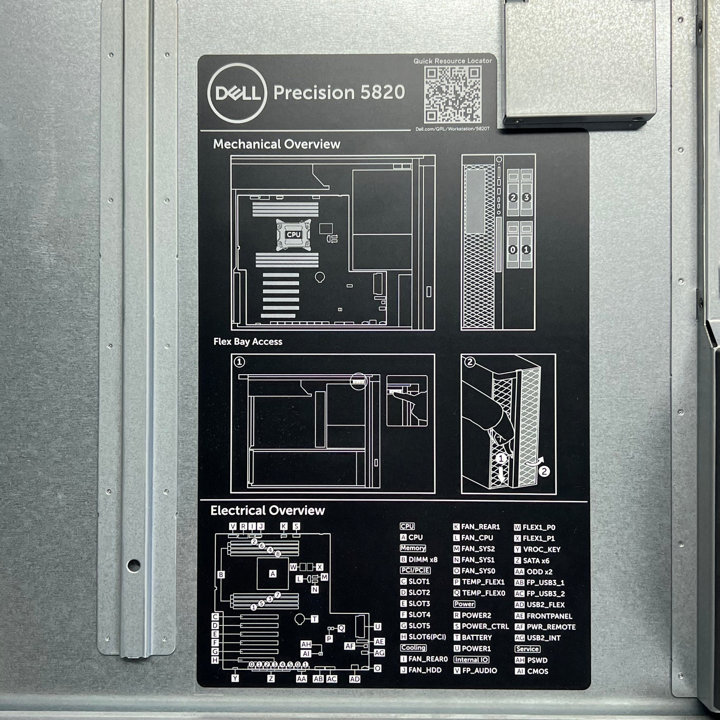 ZA@ DELL  Hi Performance Single Socket Workstation W/ Built in Ai Platform 950W Power 4 Sticks of Ddr4 Ram 5820 (Used) A