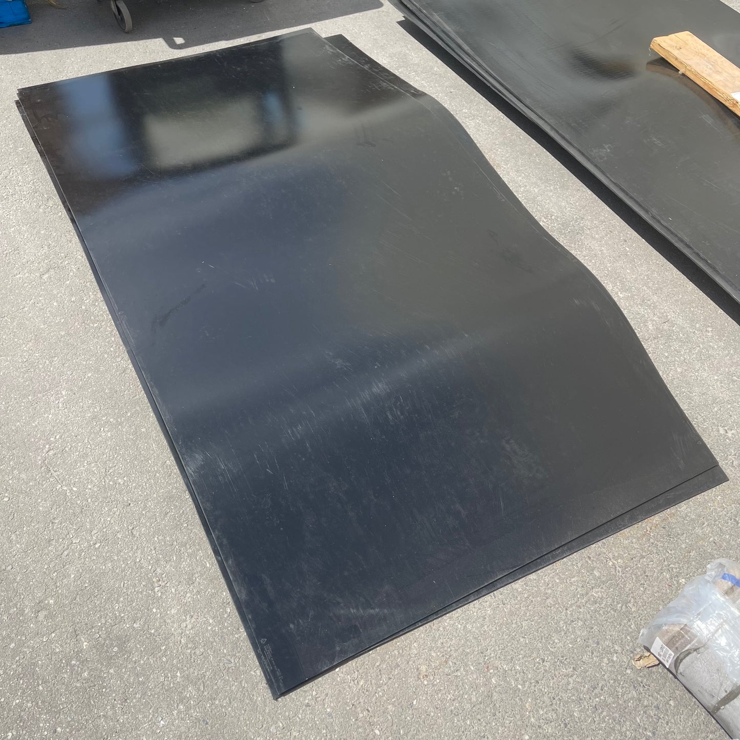 Z@ KYDEX T Thermoplastic Sheet 0.2” x 48” x 96” Black (AS-IS)