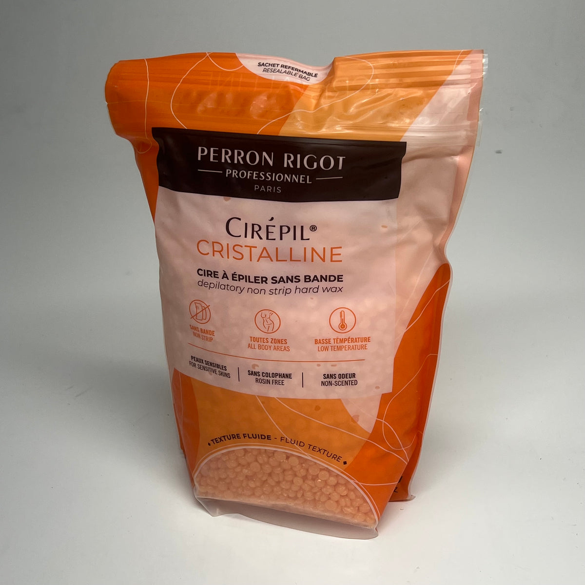 PERRON RIGOT Cirepil Cristalline Hard Wax Beads Non-scented  800g Orange C2611T