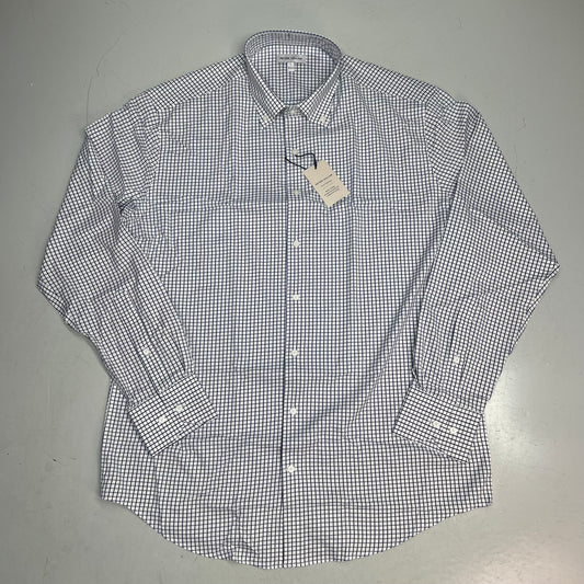 PETER MILLER Hanford Performance Twill Sport Shirt Men's Sz M Classic Navy