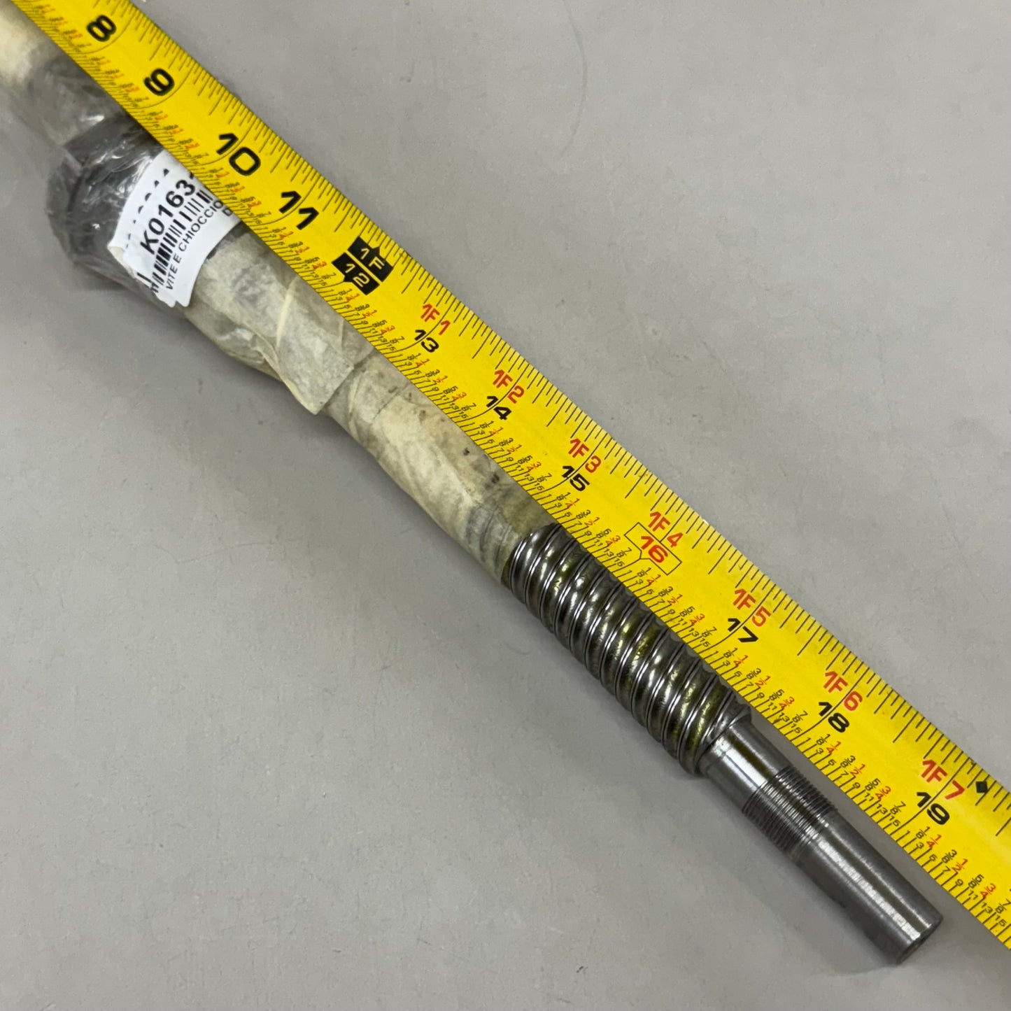RDS Linear Motion Ball Screw BallNut 20 Step 20 Dx 15.75" Total Screw Length K016311