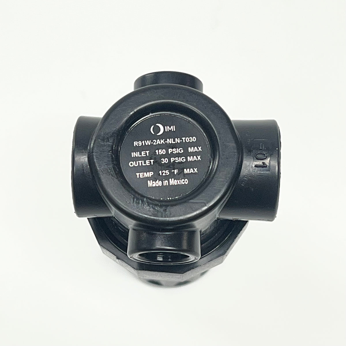 IMI NORGREN Water Regulator No Gauge 5 to 125 PSIG 1/4" PTF Black  R91W-2AK-NLN