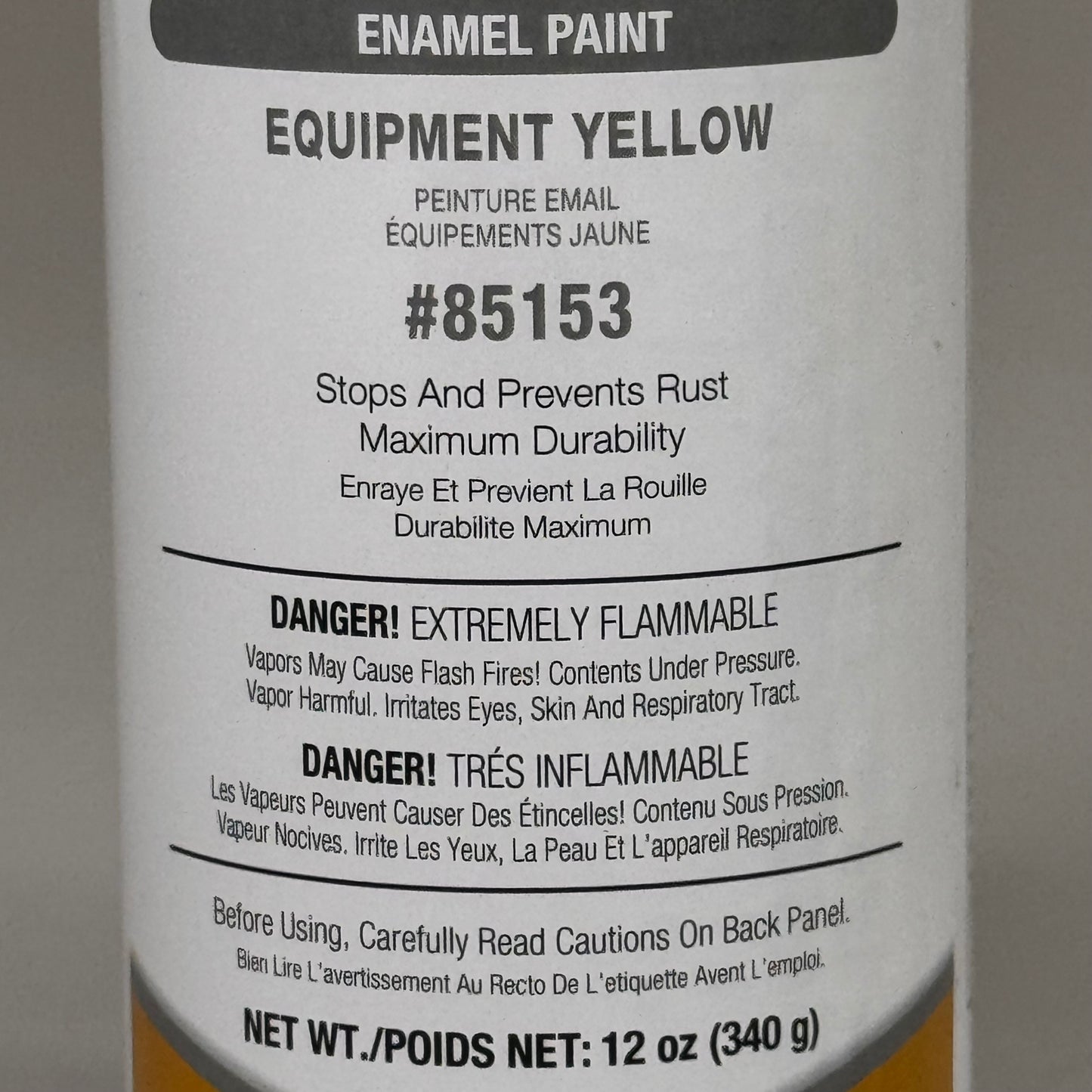 IMPERIAL (2 PACK) EcoSafe Gloss Enamel Paint Acrylic Base Equipment Yellow 12oz