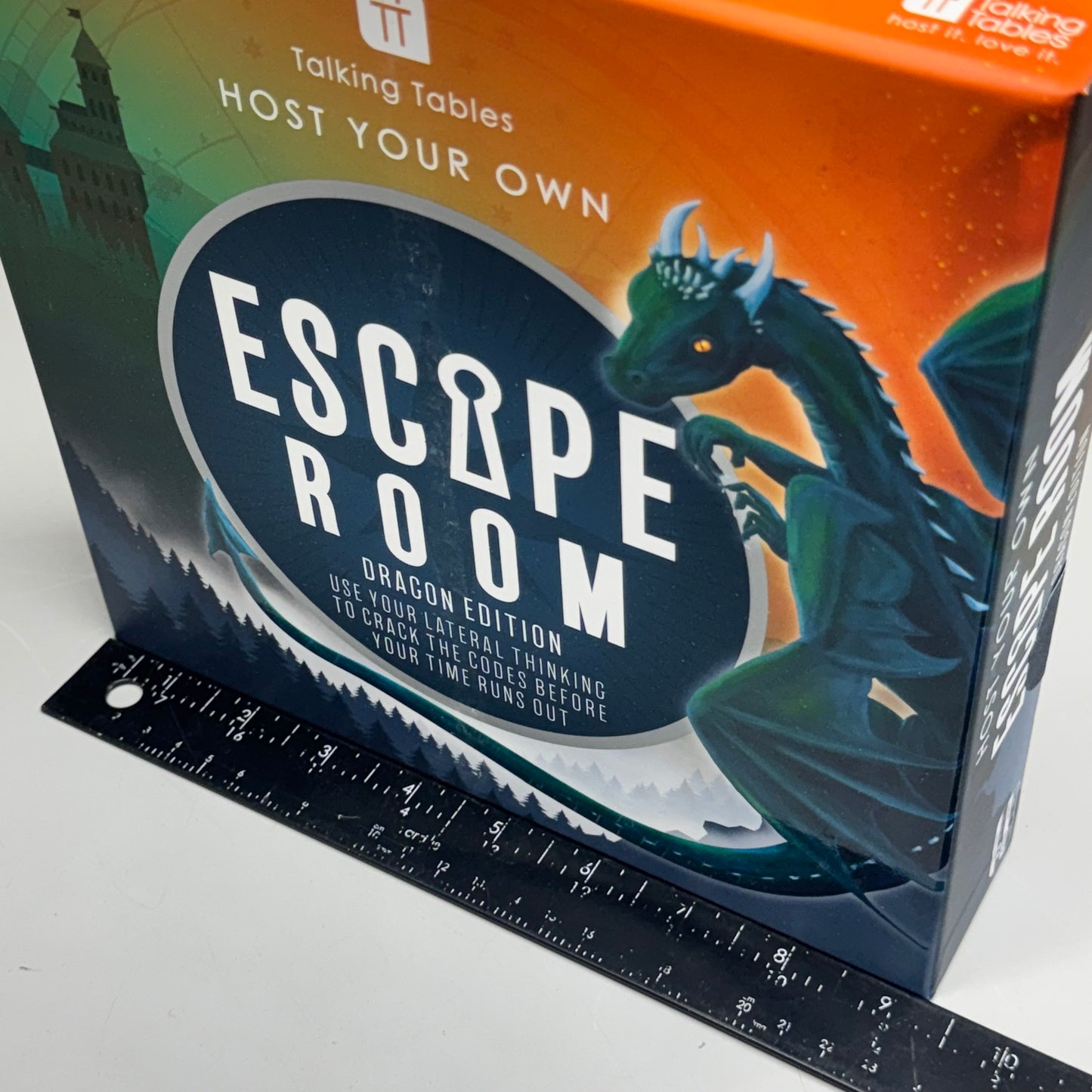 TALKING TABLES Host Your Own Escape Room Dragon Edition Board Game HOSTFAM-ESCAPE-DRGN